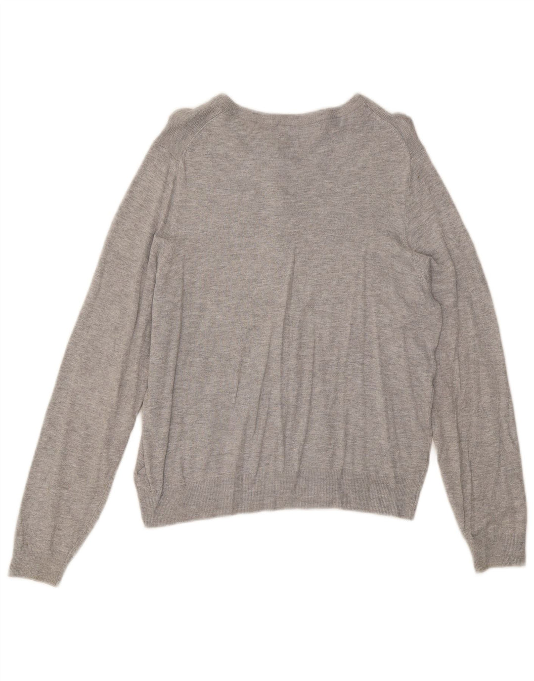 Marks & Spencer Womens Cardigan Sweater UK 16 Large Grey Viscose