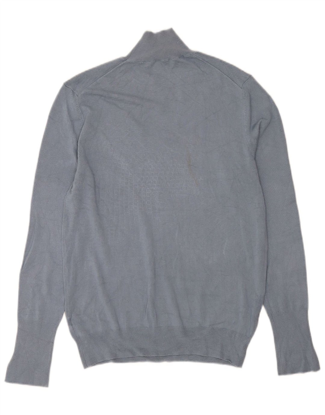 Zara Womens Turtle Neck Jumper Sweater UK 18 XL Blue
