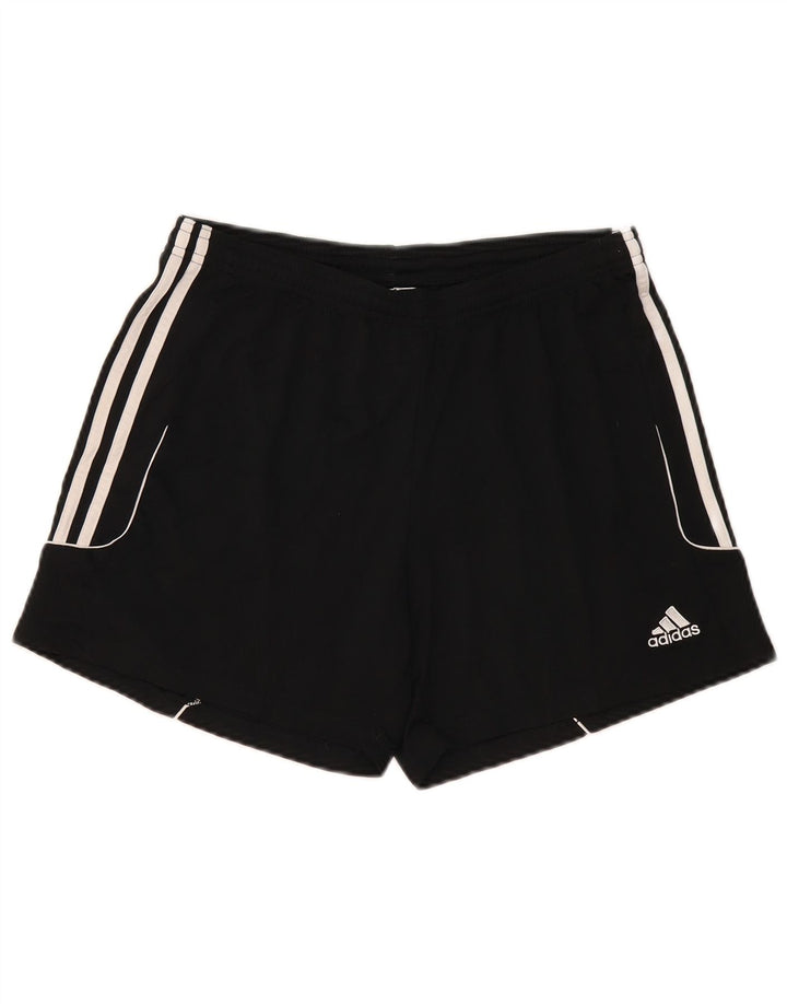 Adidas Womens Climalite Sport Shorts UK 16/18 Large Black Polyester
