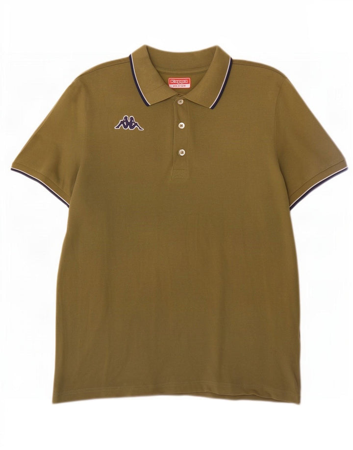 Kappa Mens Polo Shirt Medium Khaki