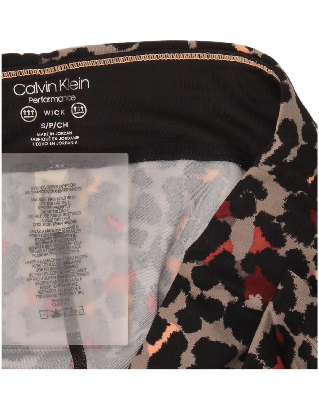 Calvin Klein Womens Performance Leggings UK 10 Small  Grey Nylon