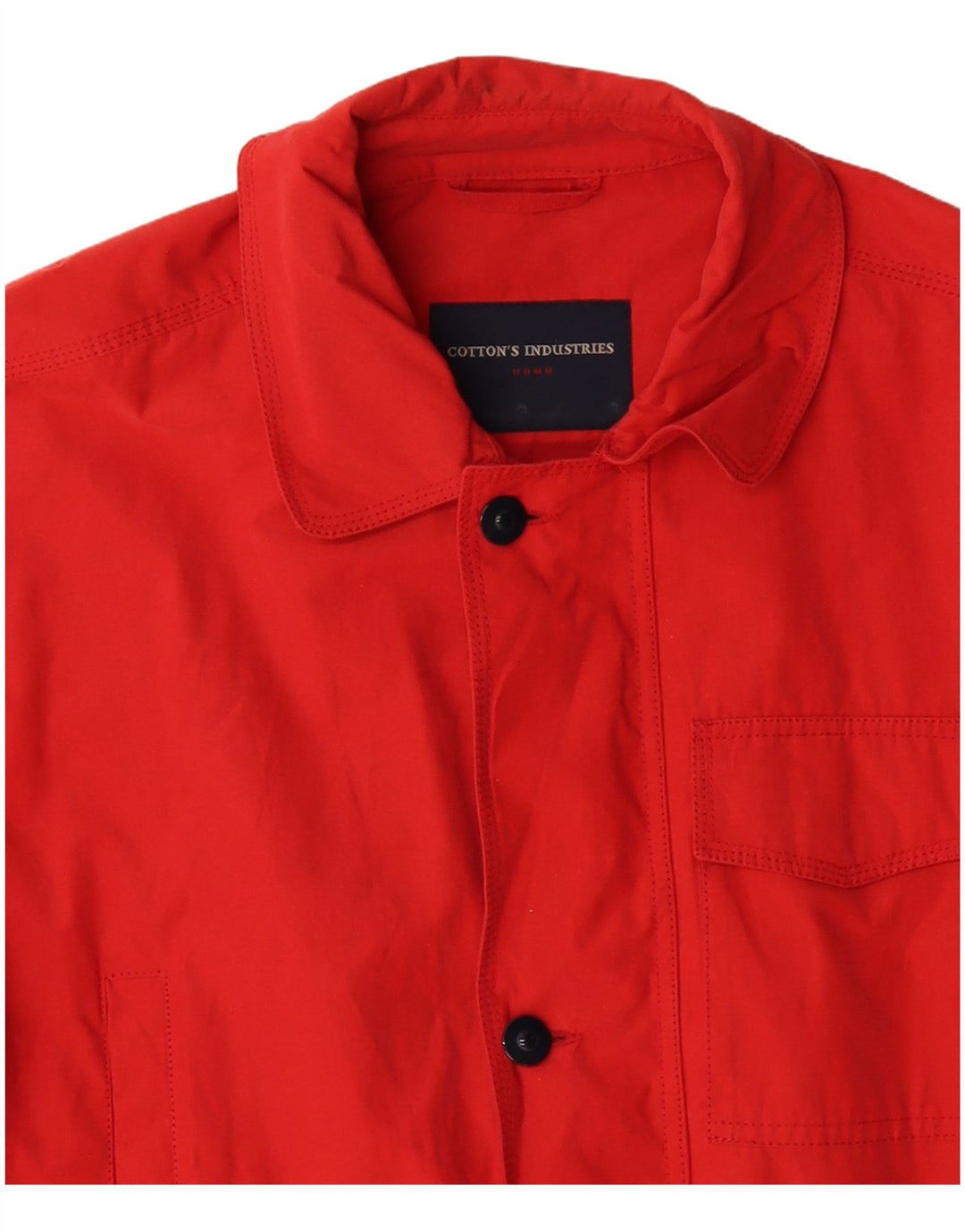 Cotton's Industries Mens Utility Jacket UK 42 XL Red