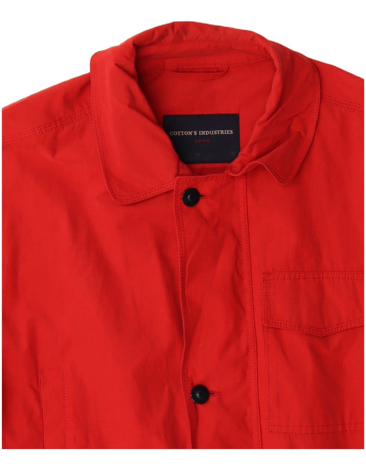 Cotton's Industries Mens Utility Jacket UK 42 XL Red