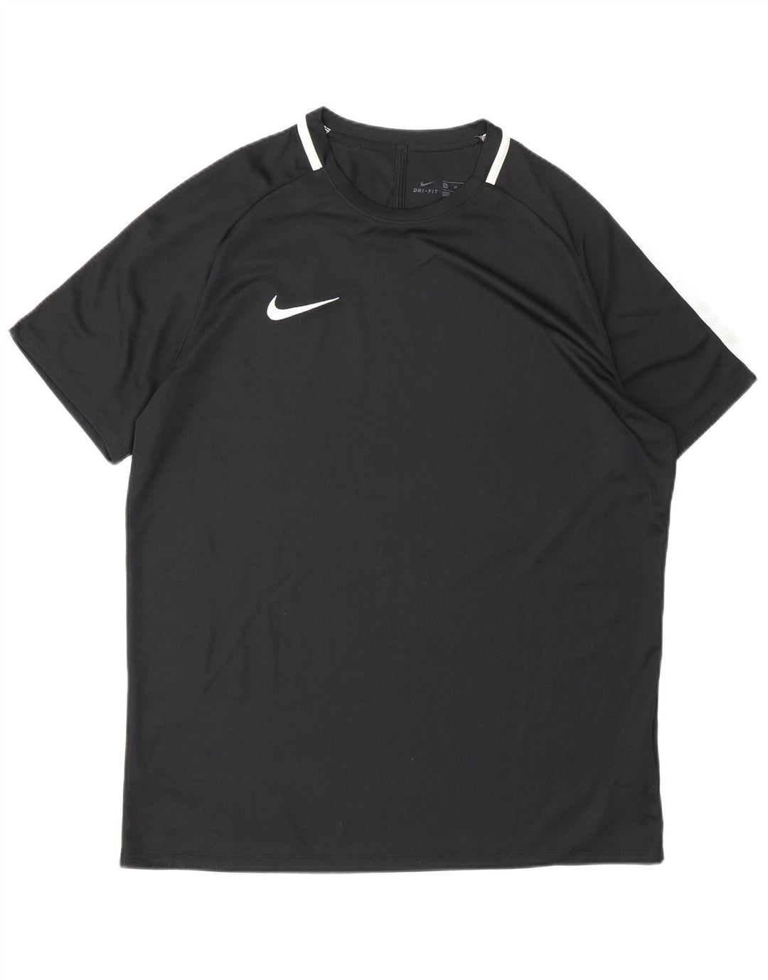 Nike Mens Dri Fit T-Shirt Top XL Black Polyester