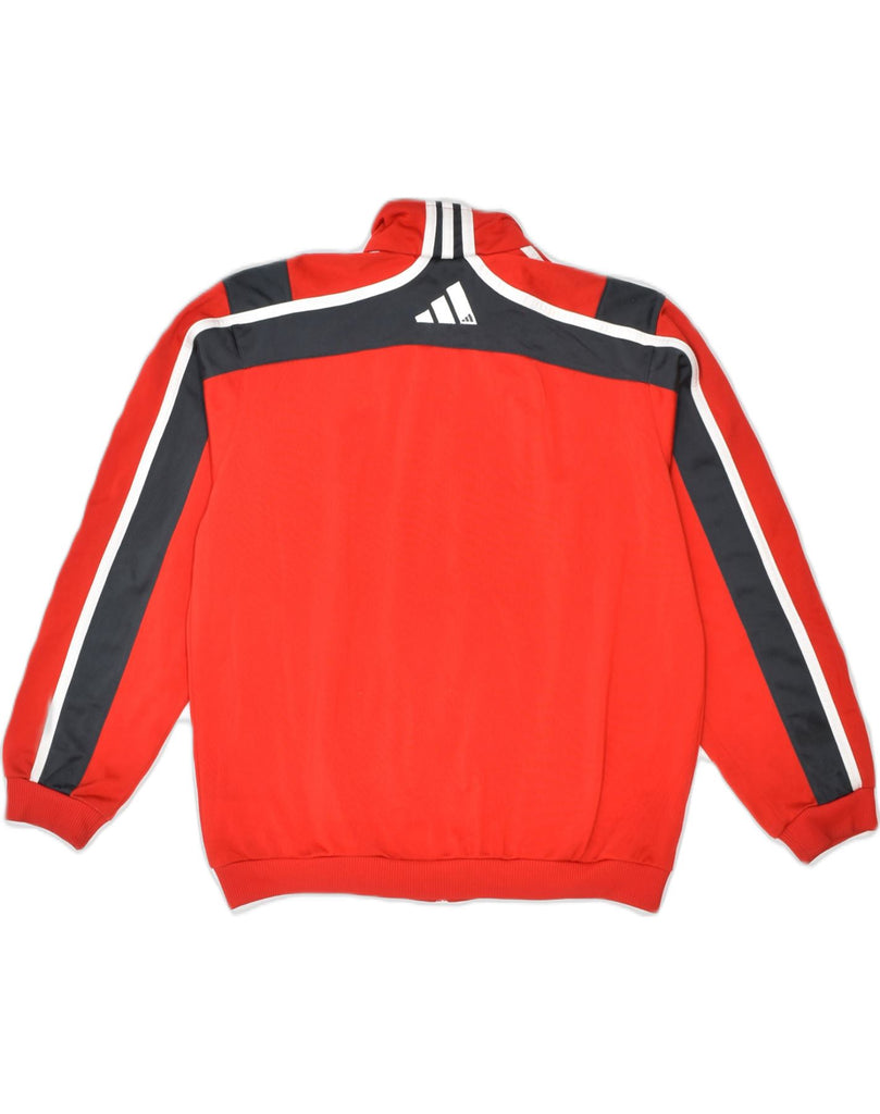 ADIDAS Womens Tracksuit Top Jacket UK 30/32 XS Red Polyester | Vintage | Thrift | Second-Hand | Used Clothing | Messina Hembry 