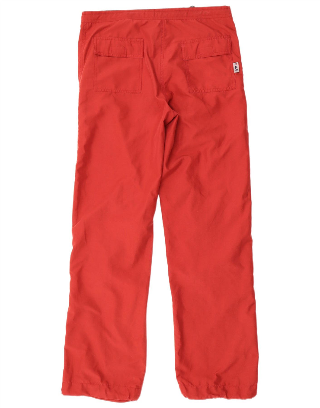 Fila Womens Straight Waterproof Trousers Medium W30 L31 Red Polyester