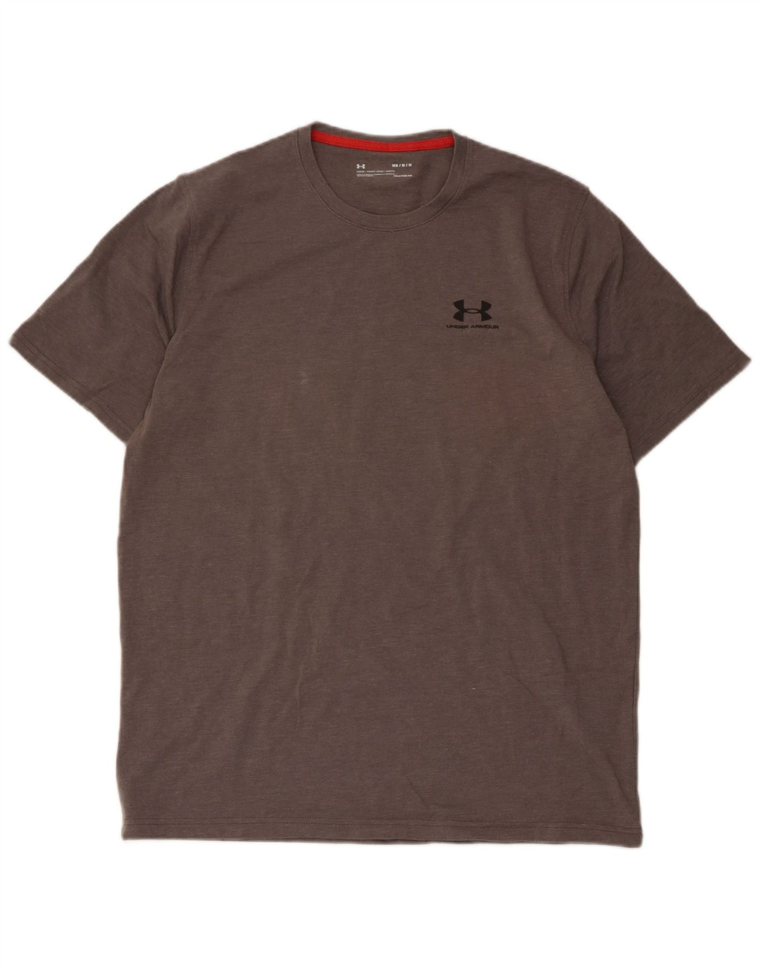 Under Armour Mens T-Shirt Top Medium Grey Flecked