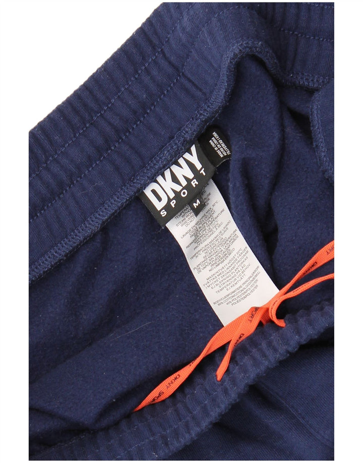 Dkny Mens Graphic Tracksuit Trousers Joggers Medium Navy Blue Colourblock