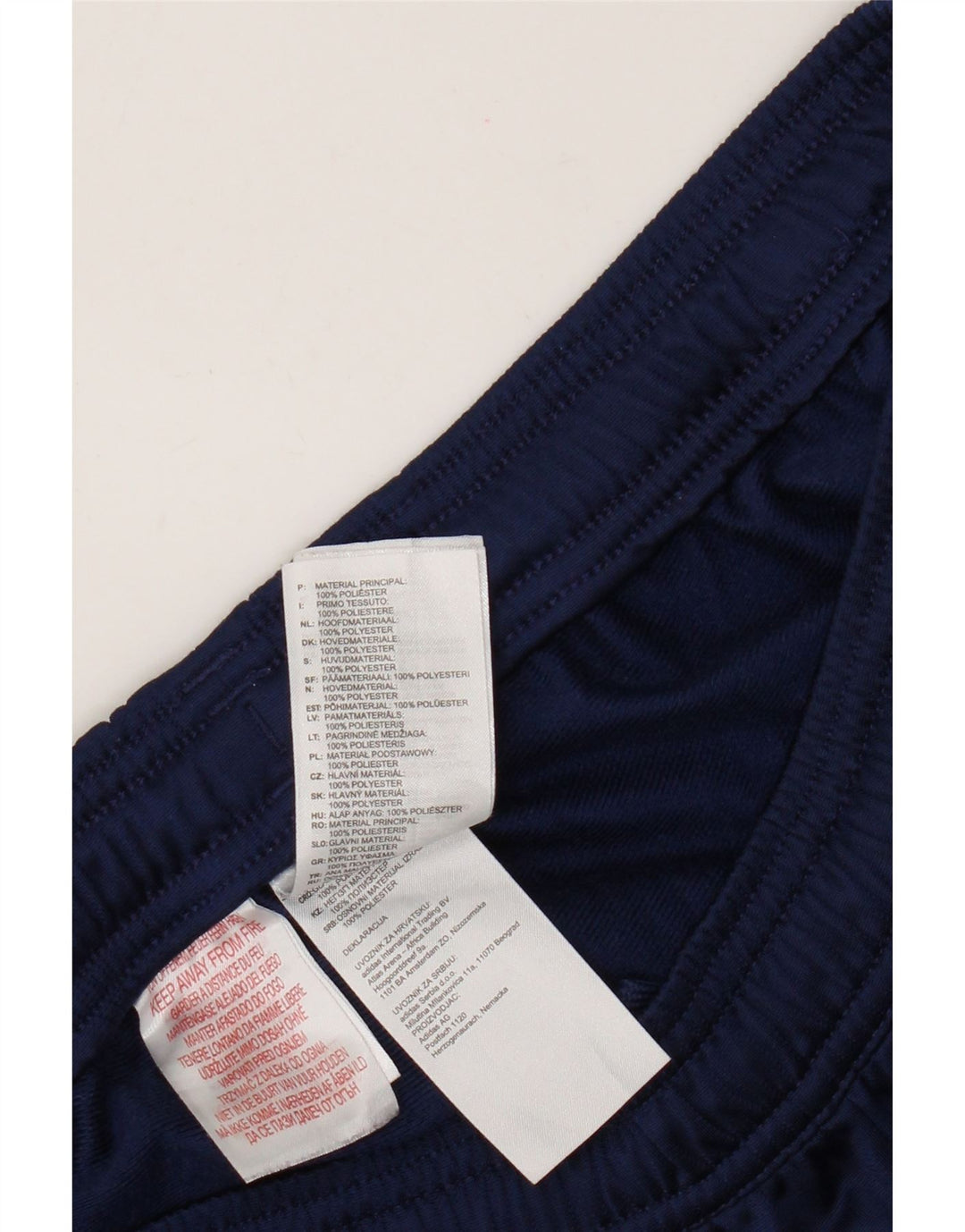 Adidas Boys Tracksuit Trousers 15-16 Years  Navy Blue Polyester