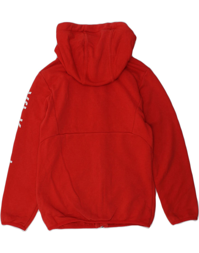 PUMA Girls Graphic Zip Hoodie Sweater 7-8 Years Red Cotton | Vintage Puma | Thrift | Second-Hand Puma | Used Clothing | Messina Hembry 