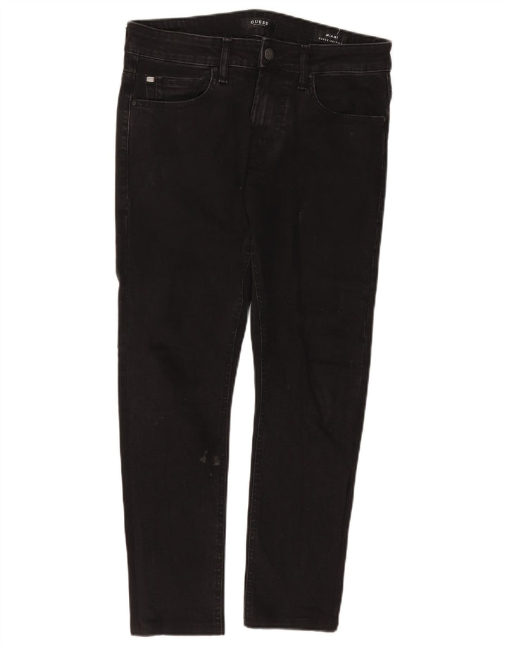 GUESS Womens Miami Super Skinny Jeans W30 L25 Black