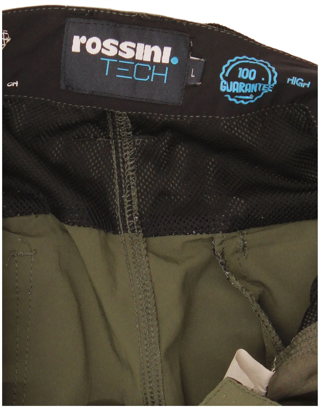 Vintage Mens Graphic Cargo Shorts Large W34  Khaki Colourblock