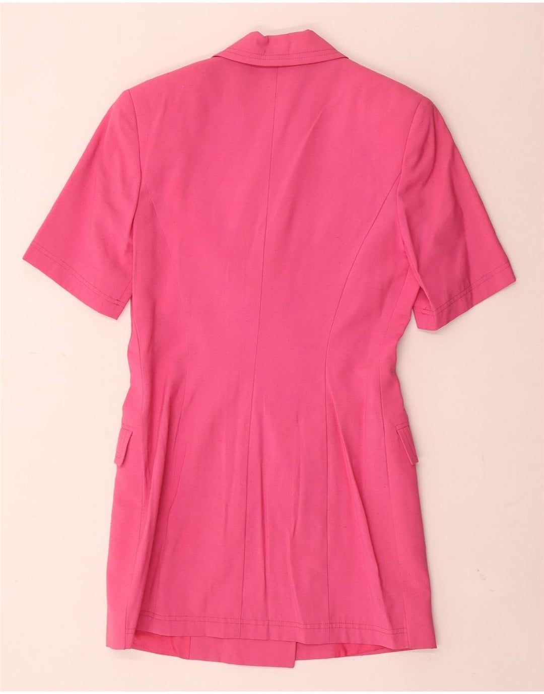 Vintage Womens Short Sleeve 2 Piece Skirt Set IT 42 Medium W26 Pink