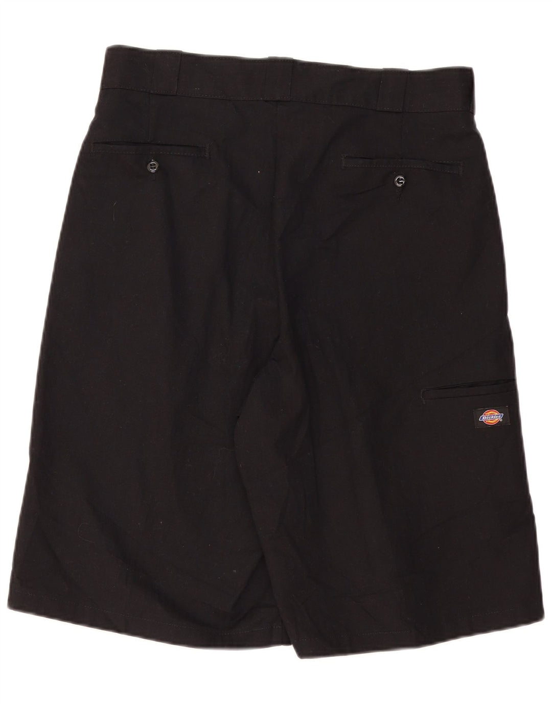 DICKIES Mens Loose Fit Cargo Shorts W34 Large Black Polyester