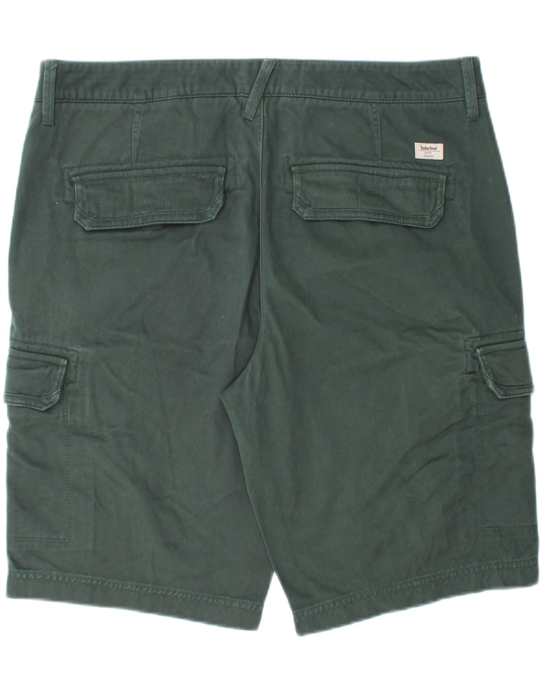 Timberland Mens Cargo Shorts W36 Large Green Cotton