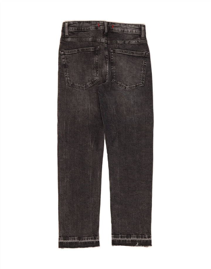 ZARA Womens Straight Jeans EU 32 2XS W22 L27 Black Vintage Zara and Second-Hand Zara from Messina Hembry 