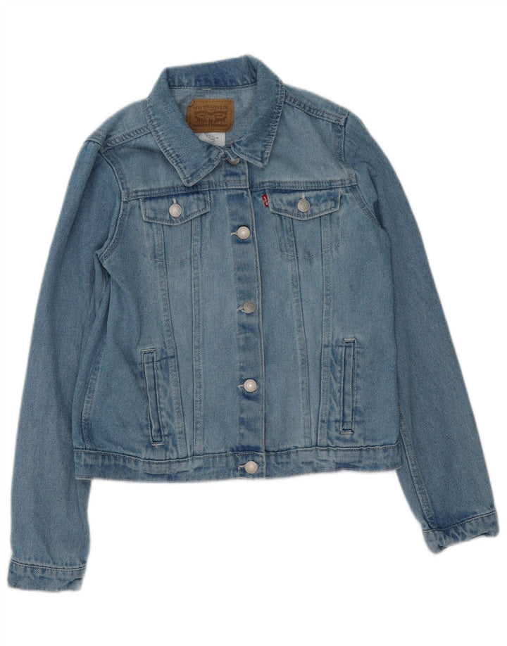 Levi's Girls Denim Jacket 13-14 Years XL Blue Cotton