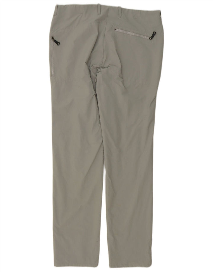 Rohan Womens Slim Cargo Trousers UK 12 Medium W32 L30 Grey Polyamide