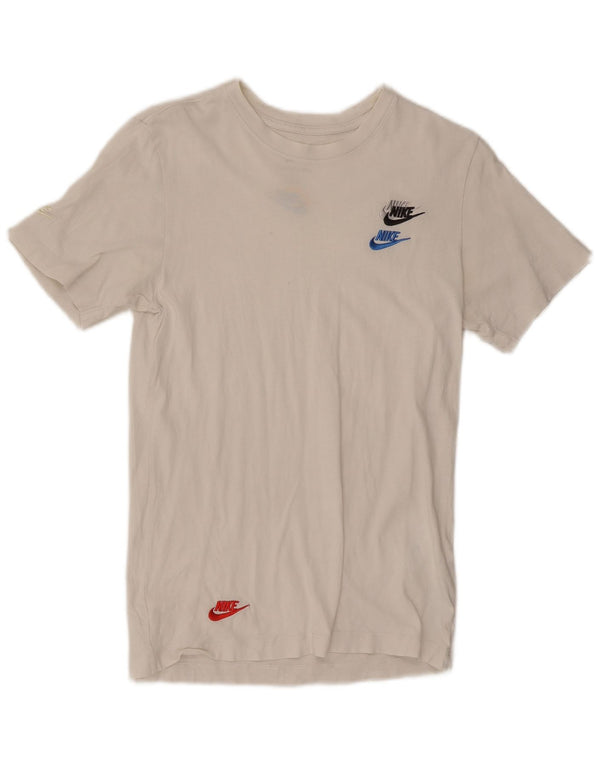 Nike Mens T-Shirt Top XS White Cotton