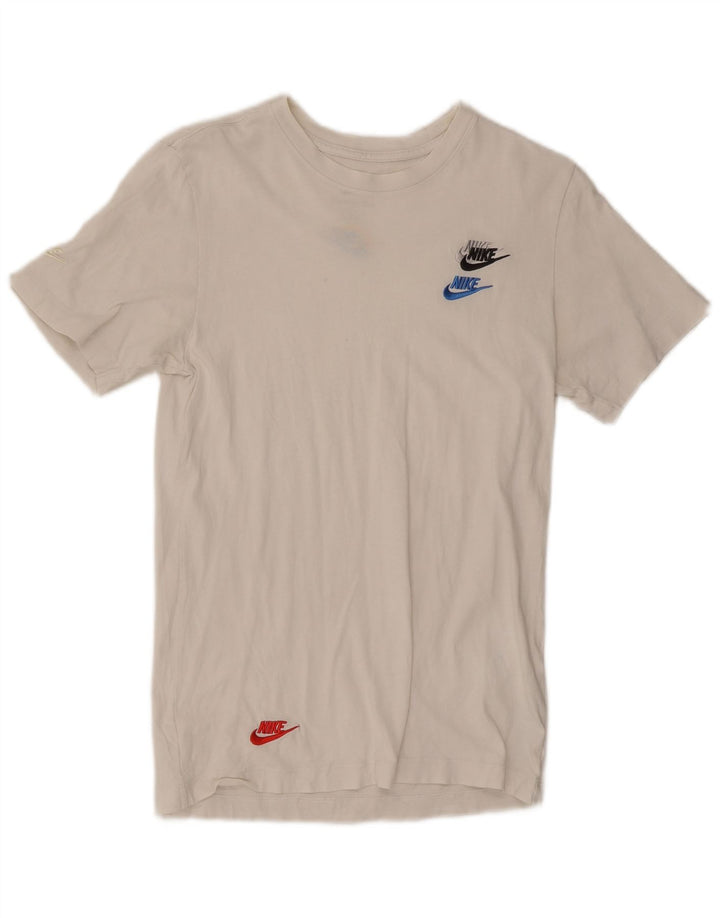 Nike Mens T-Shirt Top XS White Cotton