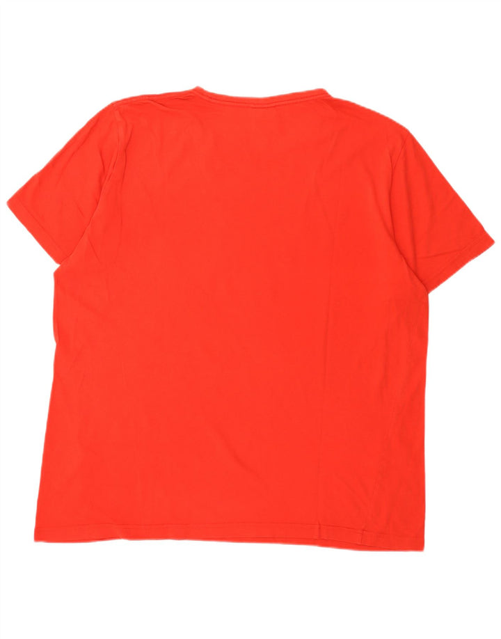 Puma Mens Graphic T-Shirt Top XL Red Cotton