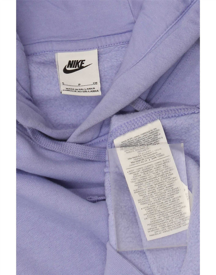 Nike Mens Hoodie Jumper Small Purple Cotton