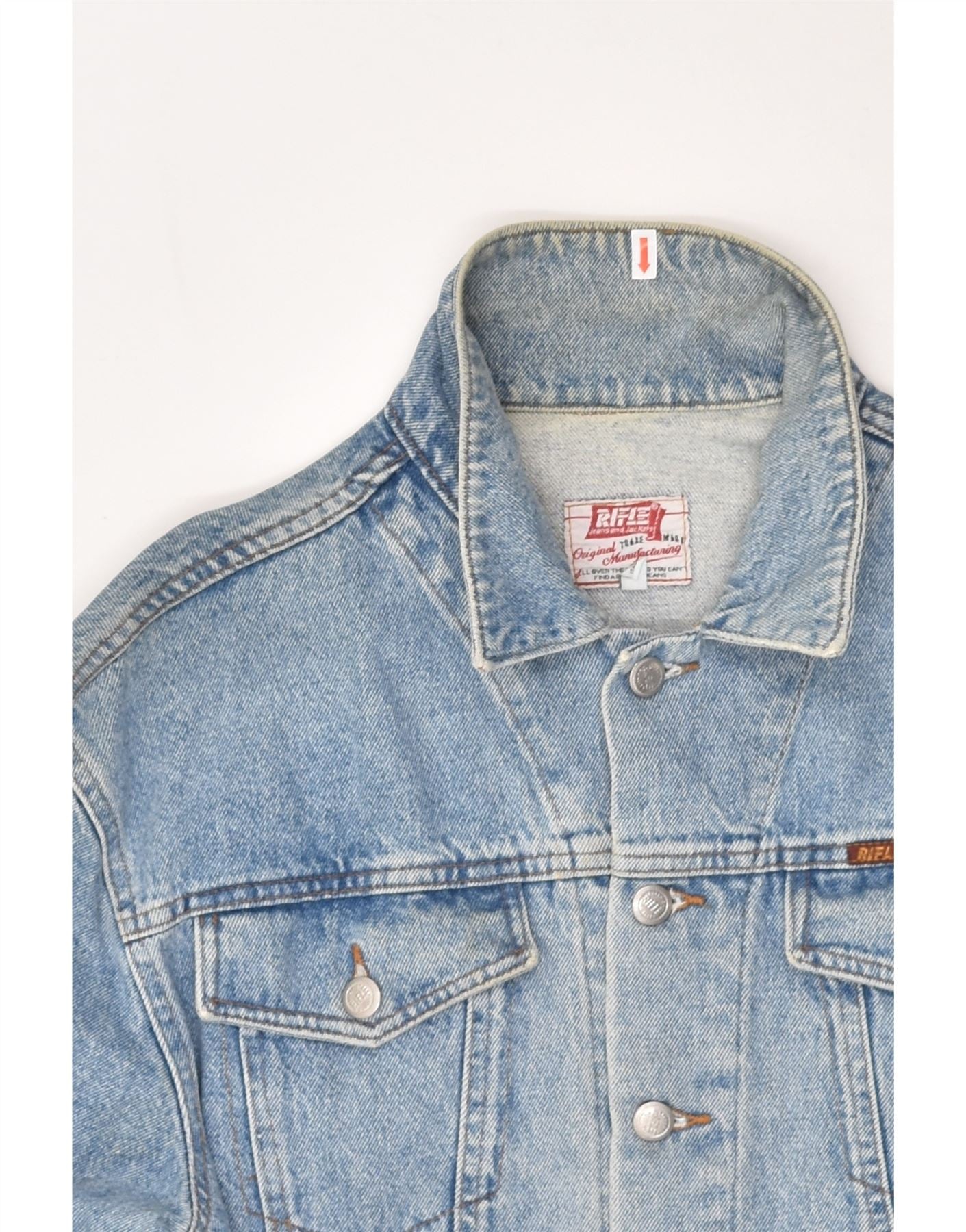 Mens denim outlet jacket cotton on