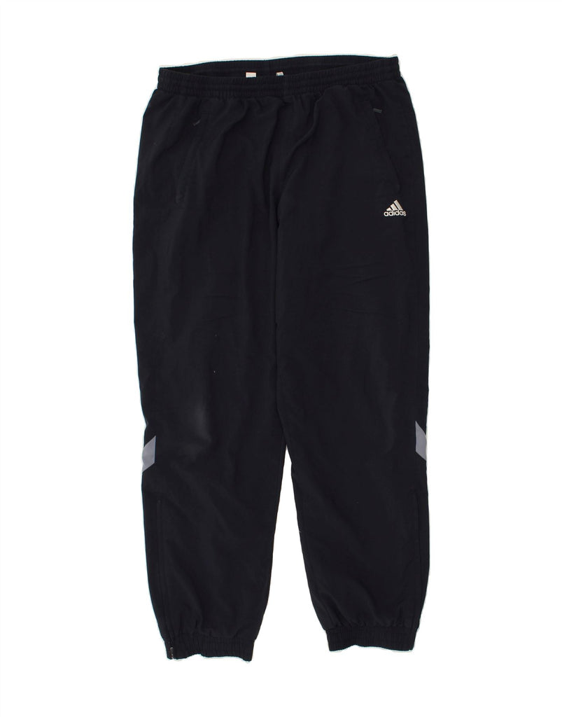 ADIDAS Mens Tracksuit Trousers Joggers UK 44/46 Large Navy Blue Polyester | Vintage Adidas | Thrift | Second-Hand Adidas | Used Clothing | Messina Hembry 