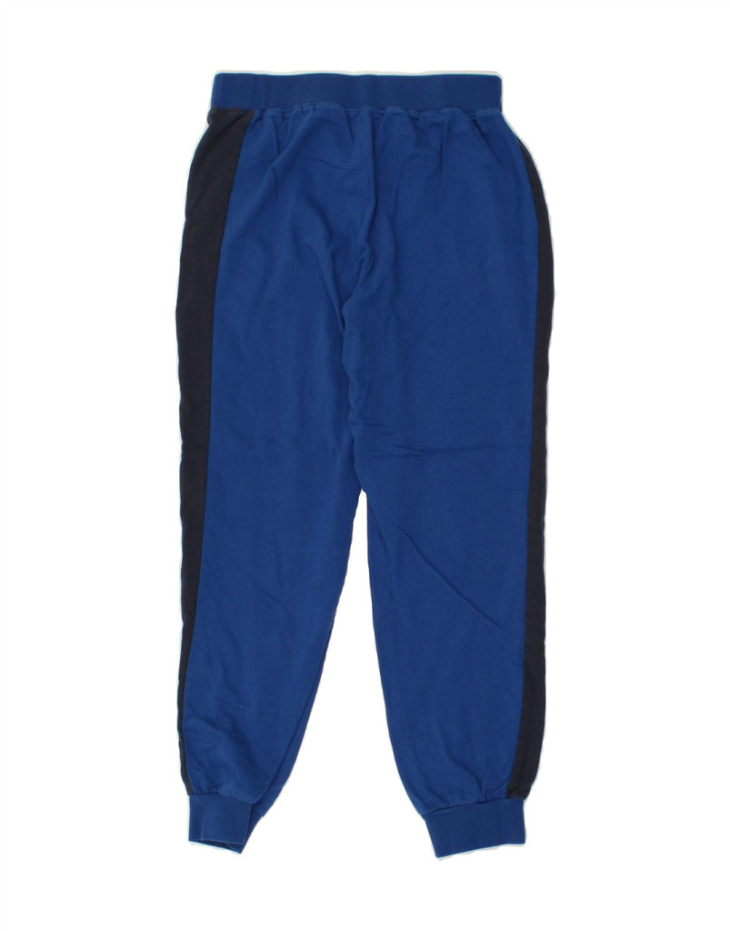 DKNY Boys Graphic Tracksuit Trousers Joggers 10-11 Years Blue Colourblock | Vintage Dkny | Thrift | Second-Hand Dkny | Used Clothing | Messina Hembry 