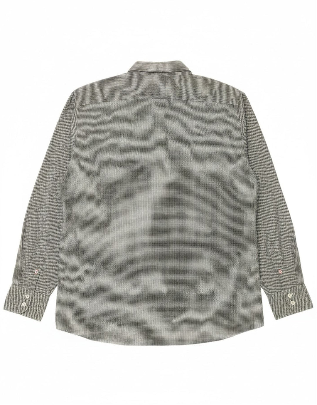 TOMMY HILFIGER Mens Custom Fit Shirt XL Green Gingham Cotton