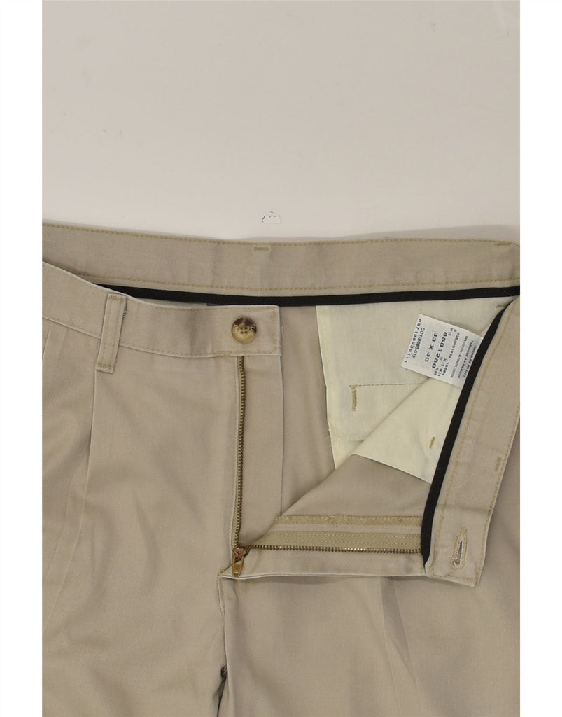 LEE Mens Pegged Chino Trousers W33 L26 Beige Cotton | Vintage Lee | Thrift | Second-Hand Lee | Used Clothing | Messina Hembry 