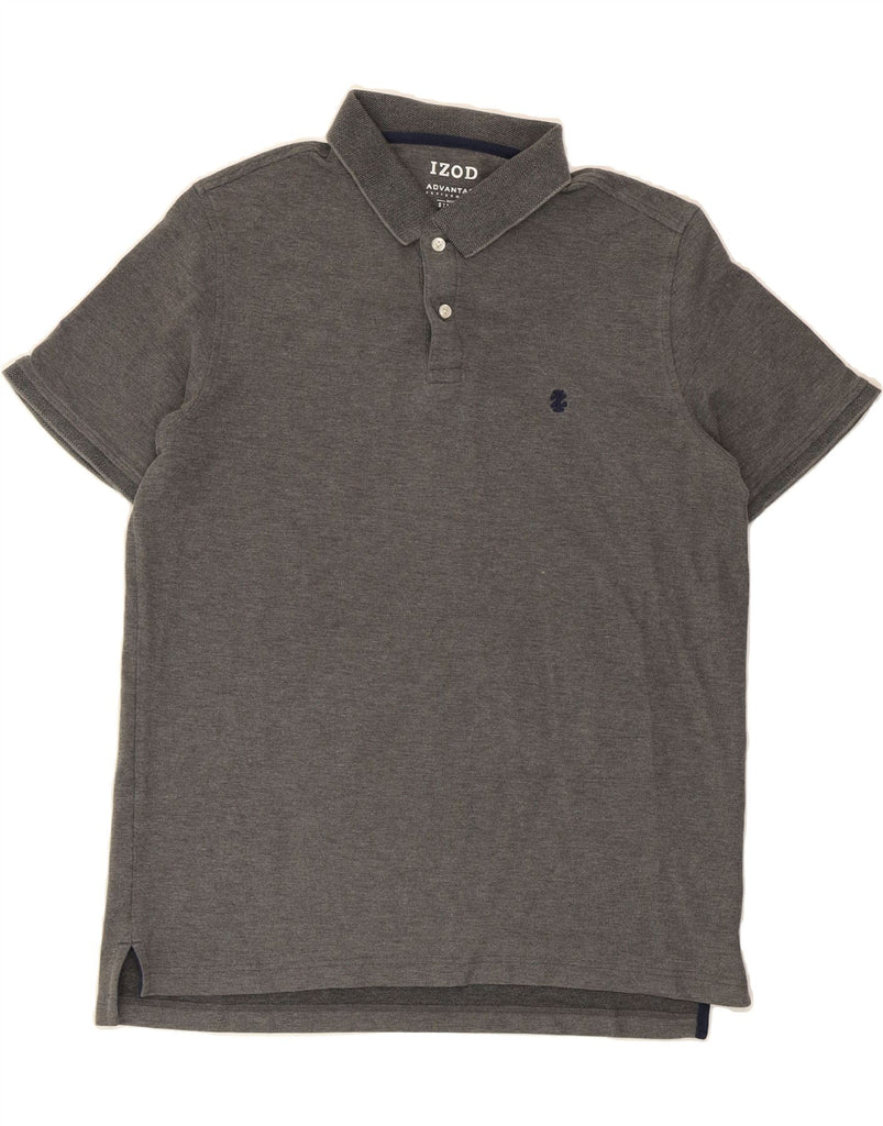 IZOD Mens Stretch Polo Shirt Large Grey Cotton Vintage Izod and Second-Hand Izod from Messina Hembry 