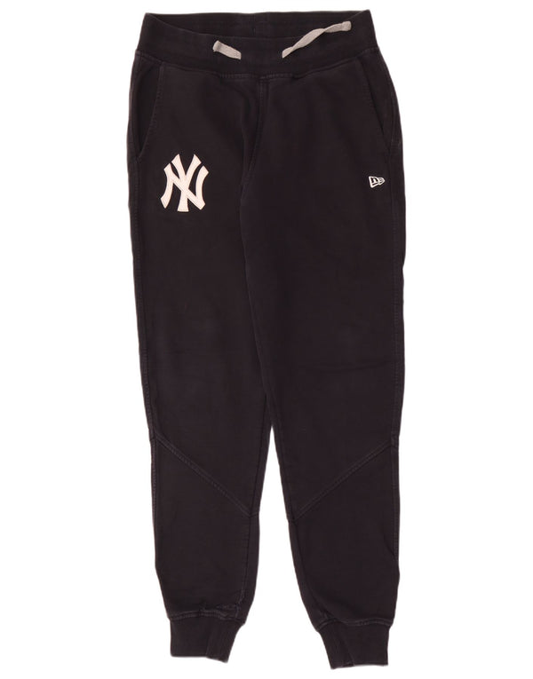 New Era Mens Graphic Tracksuit Trousers Joggers Medium  Navy Blue Cotton