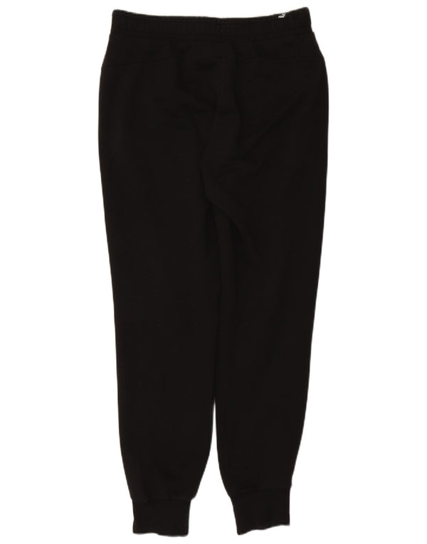 PUMA Mens Tracksuit Trousers Joggers Medium  Black Cotton