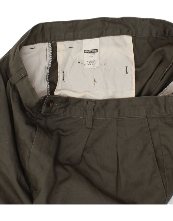 DOCKERS Mens Pegged Chino Shorts W38 XL Khaki Cotton Vintage Dockers and Second-Hand Dockers from Messina Hembry 
