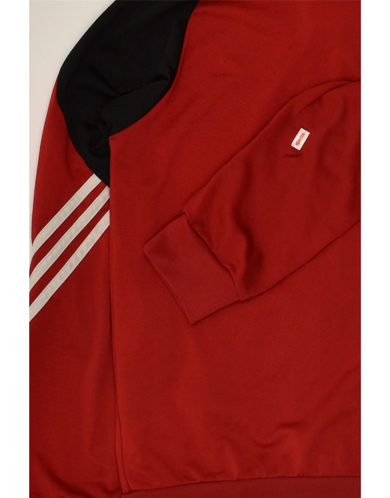 ADIDAS Boys Tracksuit Top Jacket 13-14 Years Red Polyester | Vintage Adidas | Thrift | Second-Hand Adidas | Used Clothing | Messina Hembry 