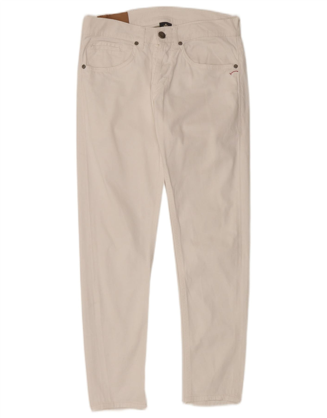 Dondup Womens Slim Casual Trousers W30 L28 White