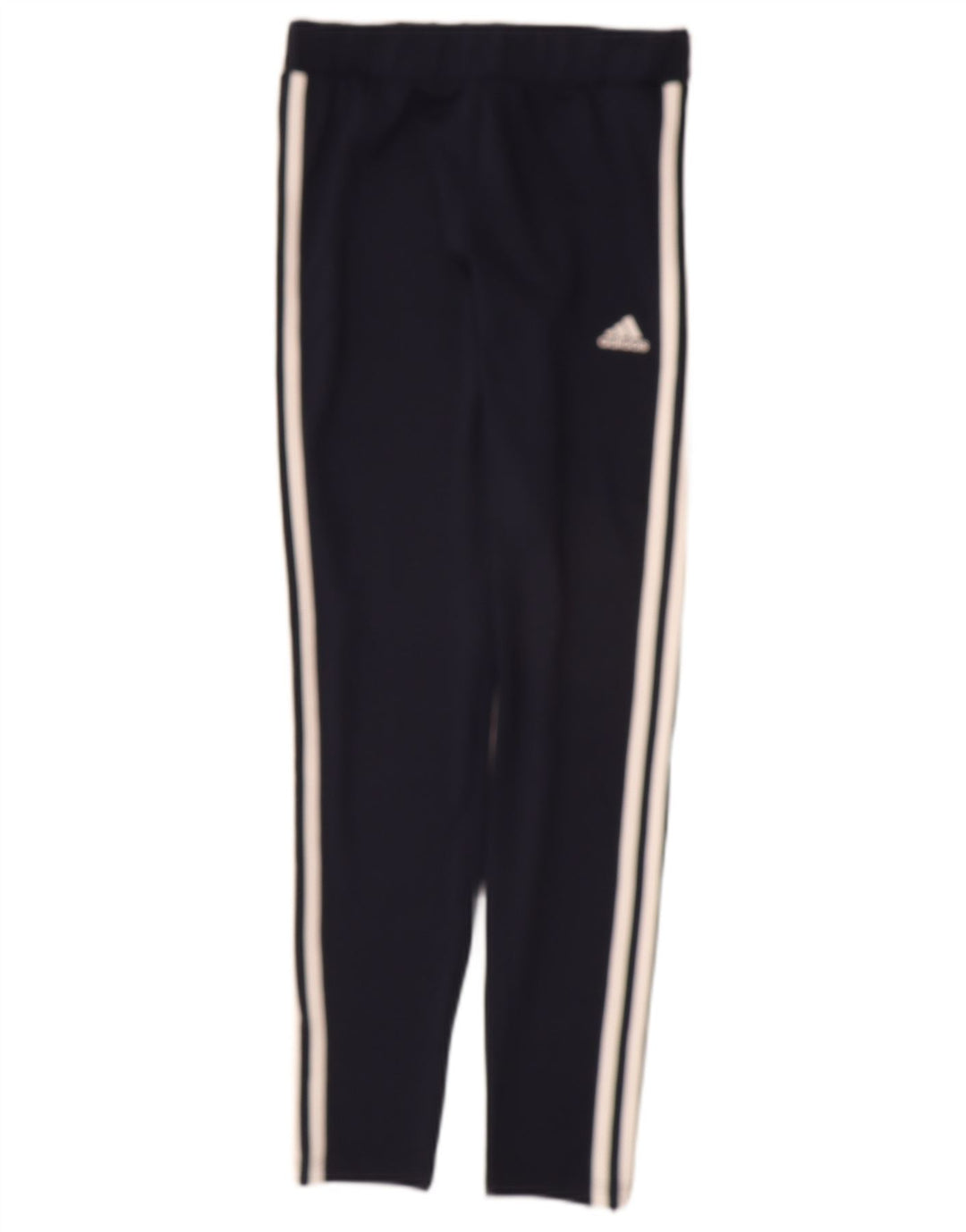 ADIDAS Girls Aeroready Leggings 13-14 Years  Navy Blue Polyester