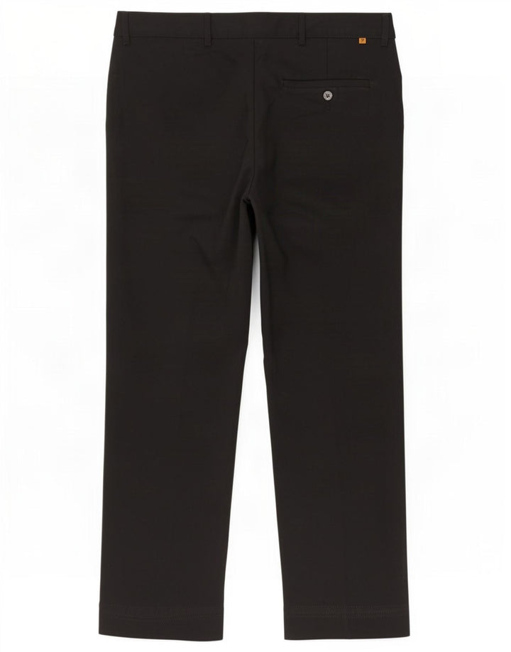 Farah Womens Straight Casual Trousers W36 L27 Black Polyester