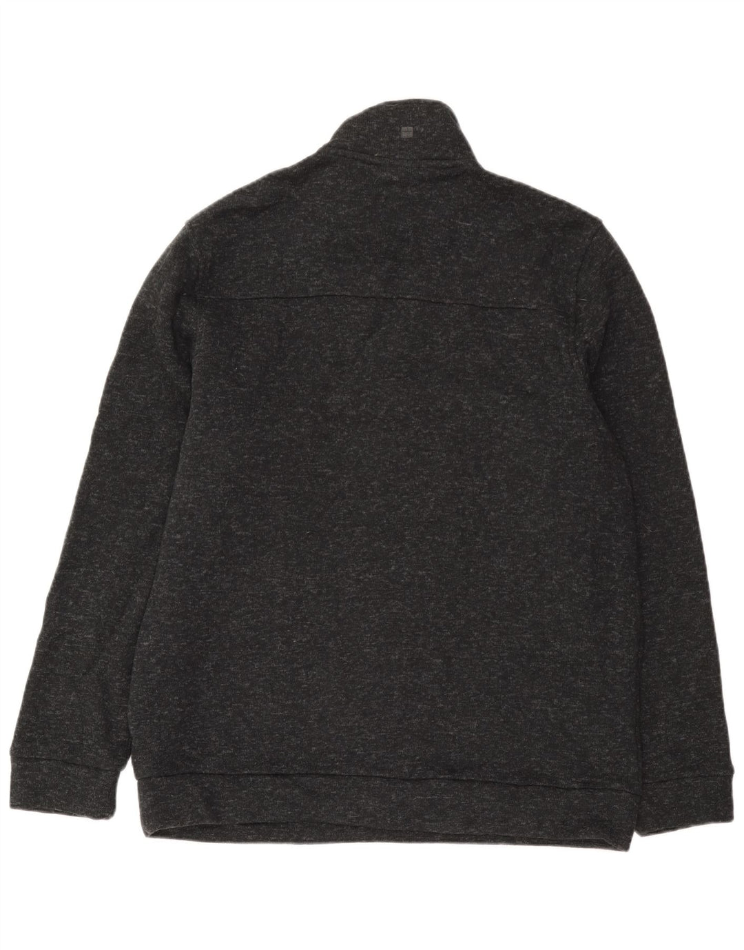 Mountain Warehouse Mens Zip Neck Sweatshirt Jumper XL Grey Flecked