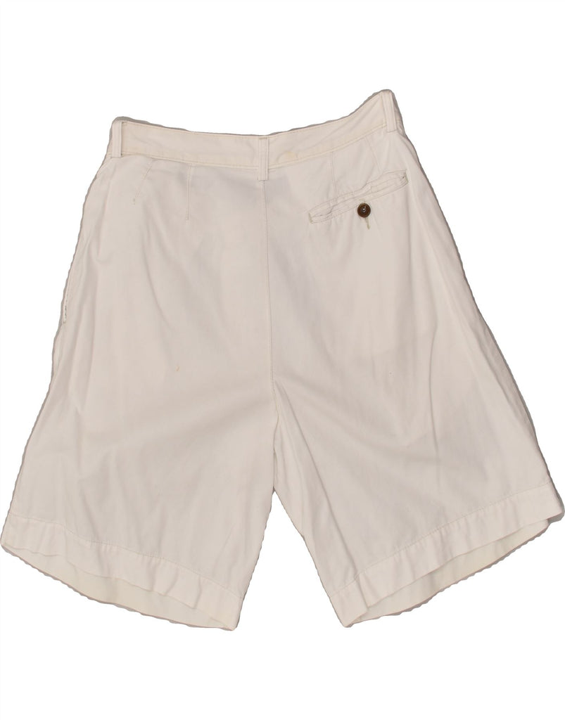 HENRI LLOYD Mens Casual Shorts IT 46 Small W30  White | Vintage Henri Lloyd | Thrift | Second-Hand Henri Lloyd | Used Clothing | Messina Hembry 