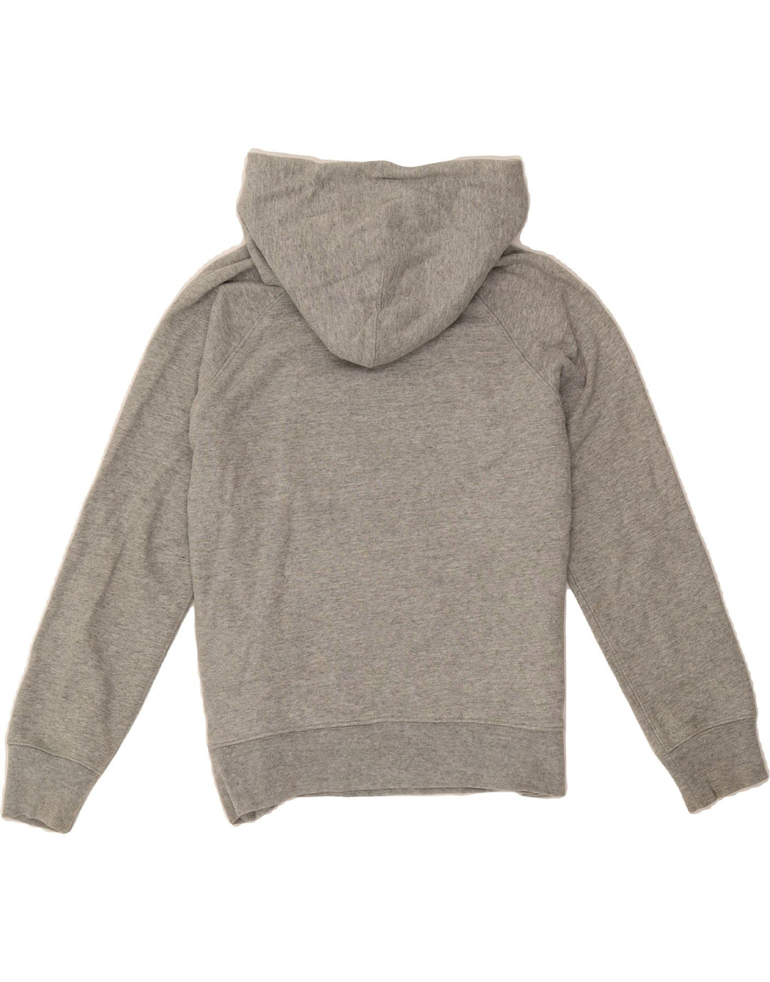 LEVI'S Womens Oversized Graphic Hoodie Jumper UK 2 2XS Grey Cotton Vintage Levi's and Second-Hand Levi's from Messina Hembry 