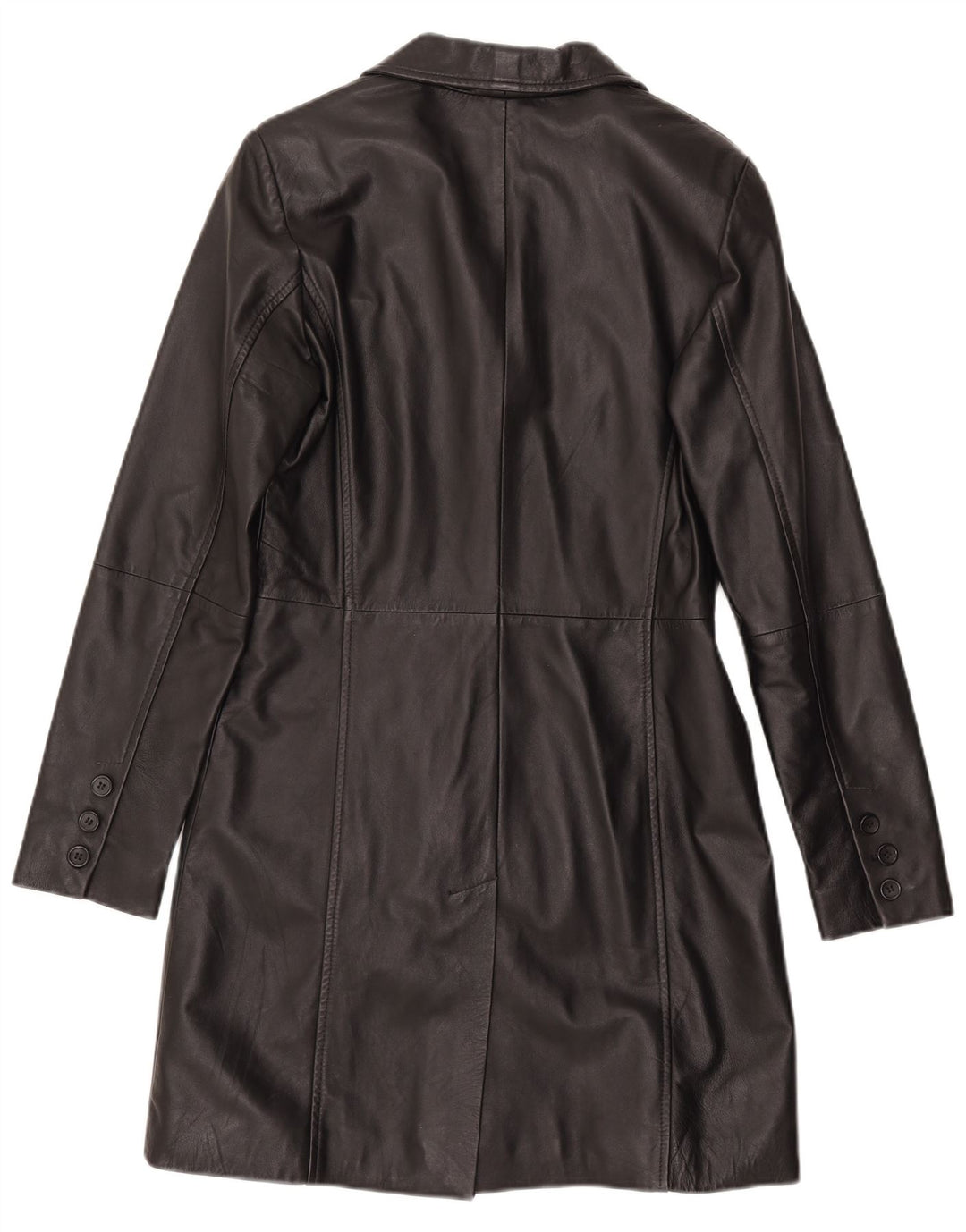 Gipsy Womens Leather Coat UK 12 Medium Black Leather