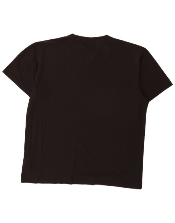 Tommy Hilfiger Mens Graphic T-Shirt Top 2XL Black