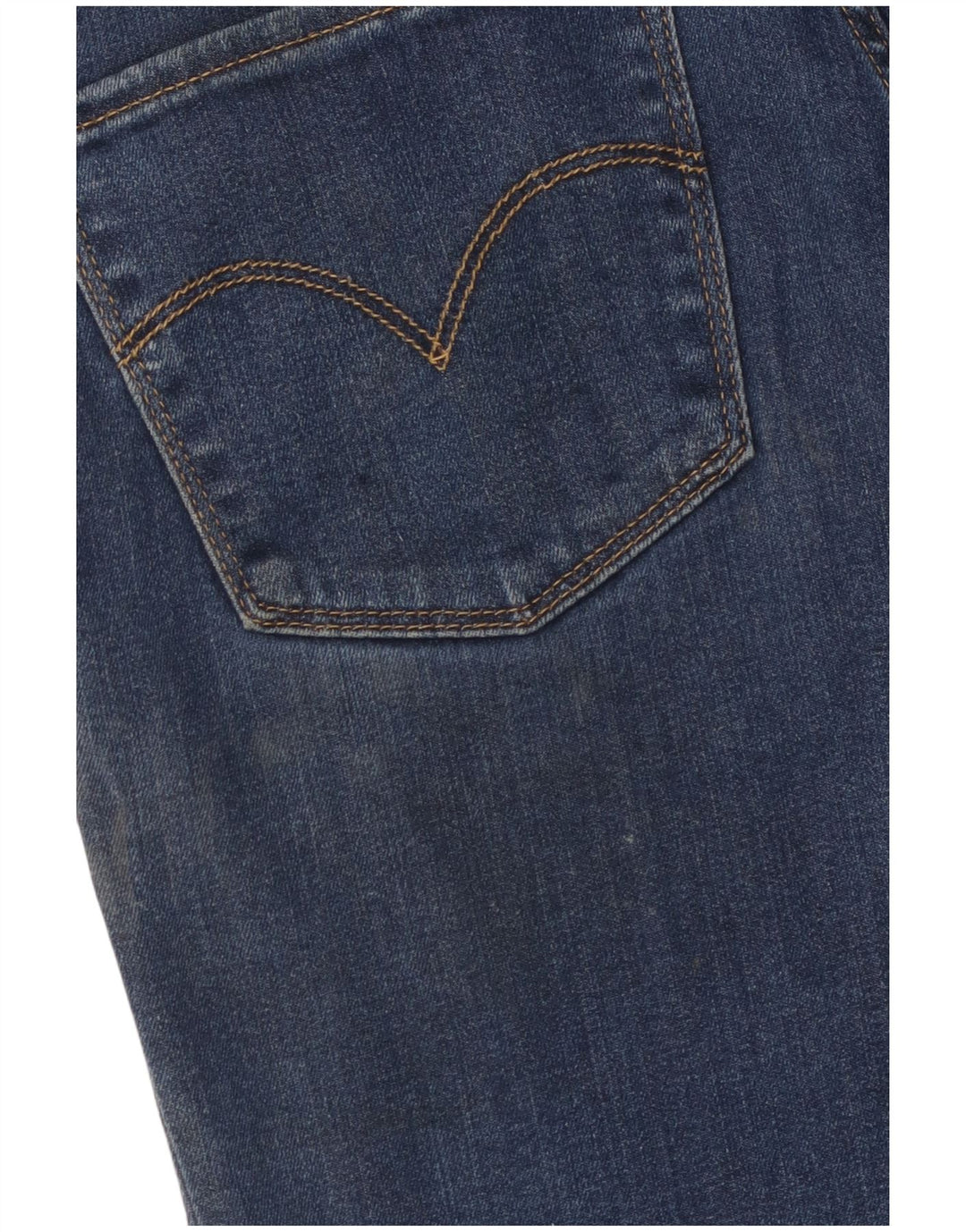 LEVI'S Womens 724 High Rise Straight Jeans W27 L32 Blue Lyocell