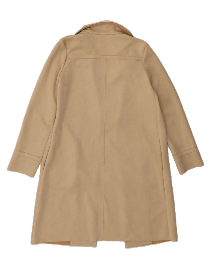 ZARA Womens Open Overcoat UK 6 XS Beige Vintage Zara and Second-Hand Zara from Messina Hembry 