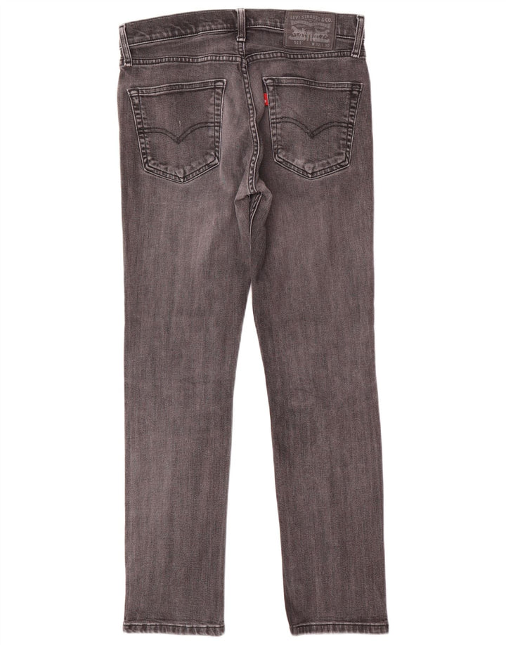 Levi's Mens 511 Slim Jeans W32 L30 Grey Cotton