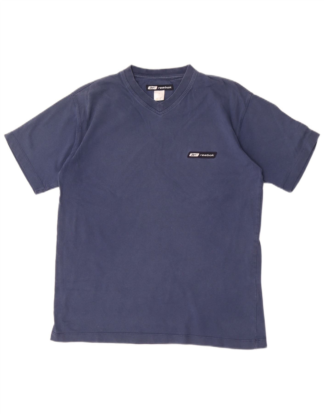 Reebok Mens T-Shirt Top Small Navy Blue Cotton