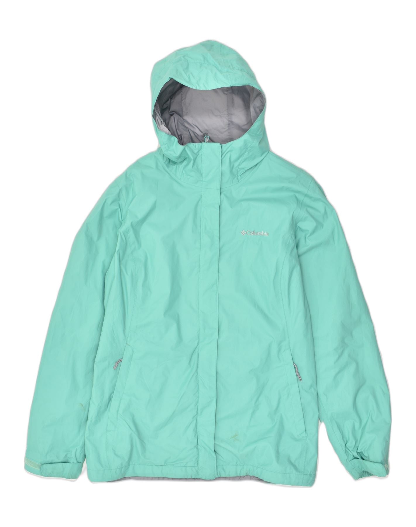 Turquoise columbia outlet jacket