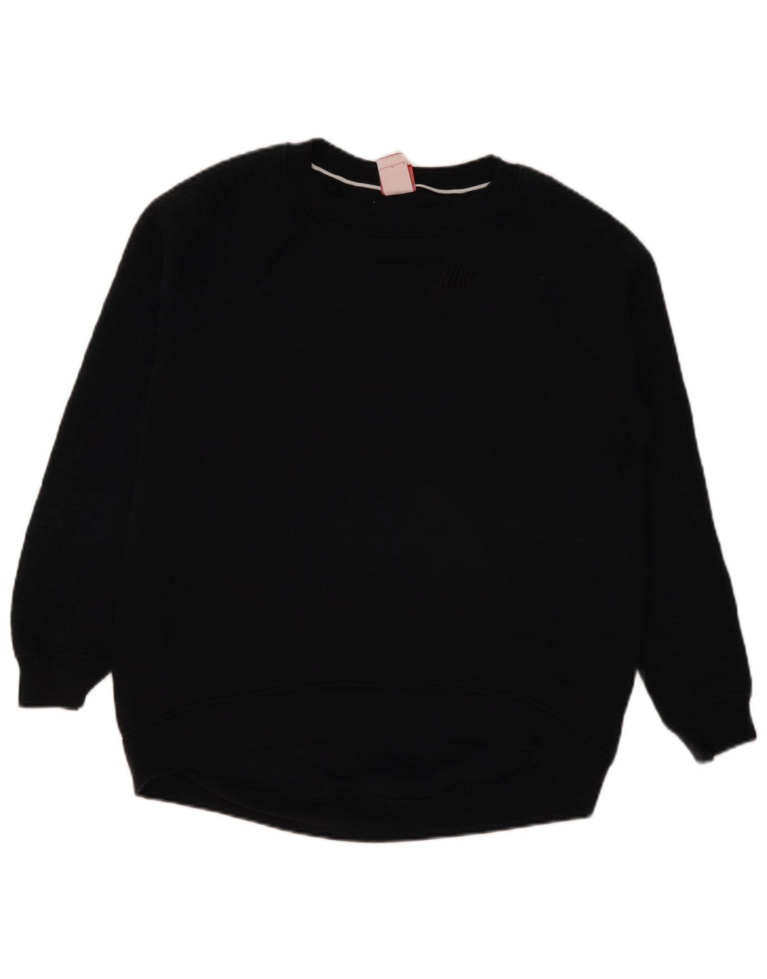 Nike Womens Sweatshirt Jumper Large Black Cotton